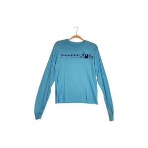 Disney Frozen‎ 2 Blue Cott9n Pullover Top Jersey Size XS Women NWT